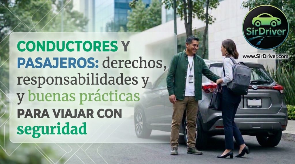 Descubre los derechos y responsabilidades clave de conductores y pasajeros en el transporte privado. Una guía práctica de SirDriver para fomentar la confianza, el respeto mutuo, la inclusión y la movilidad responsable en cada viaje.